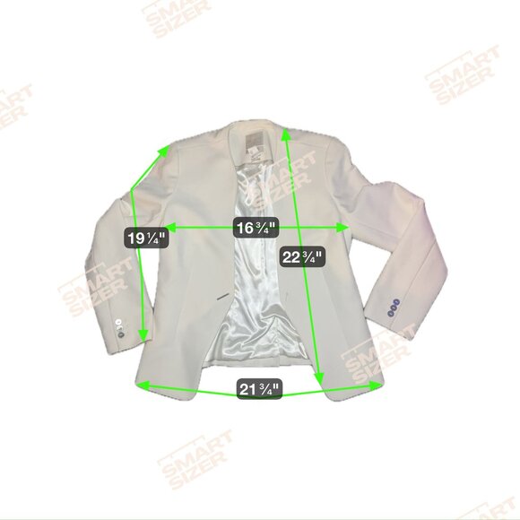 Size Small The Limited Scandal Collection White Blazer - Picture 6 of 6